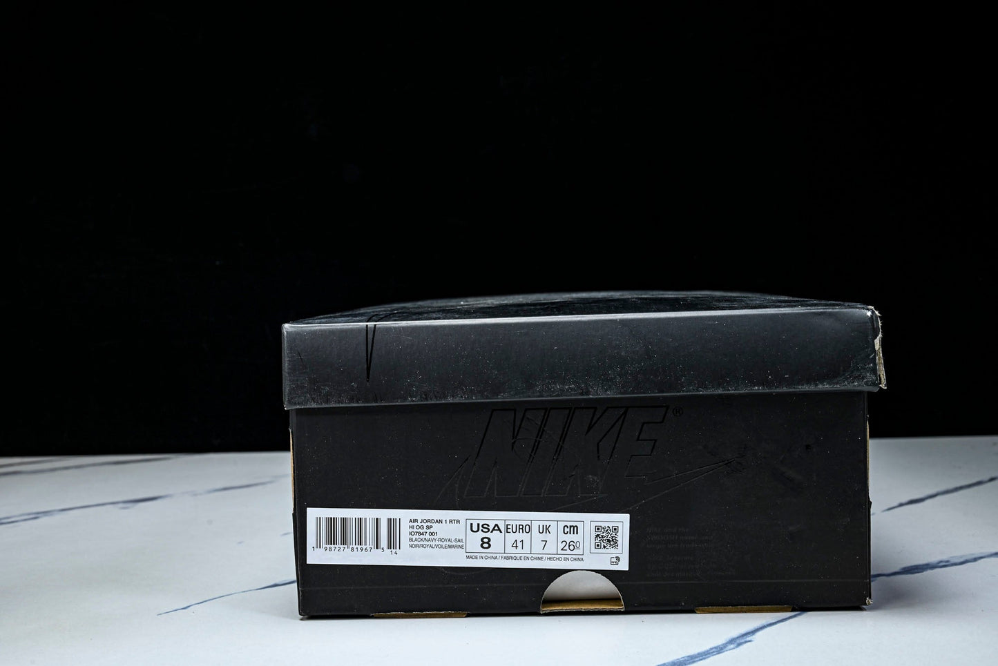 Union LA x Fragment x AJ1 Retro High 'Black Sport Royal'