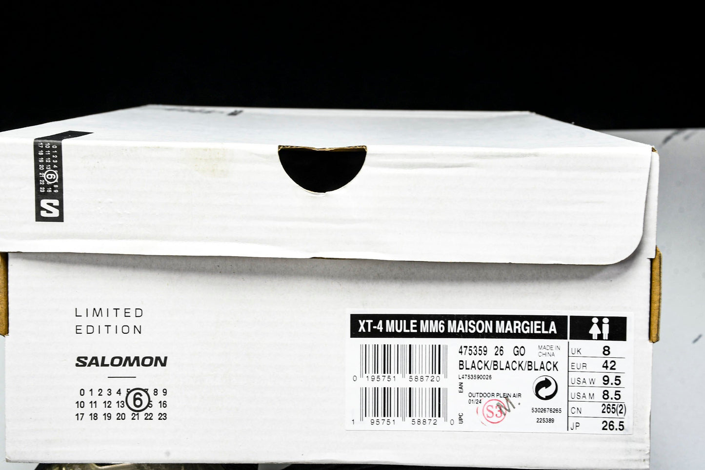 Salomon x MM6 Maison Margiela XT-4 Mule 'Black'