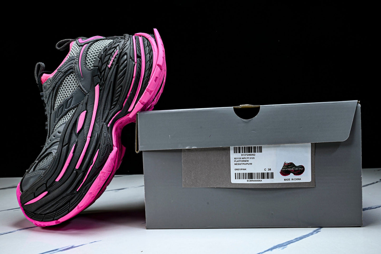 Вalenciaga Platform Sneaker 'Grey Pink'