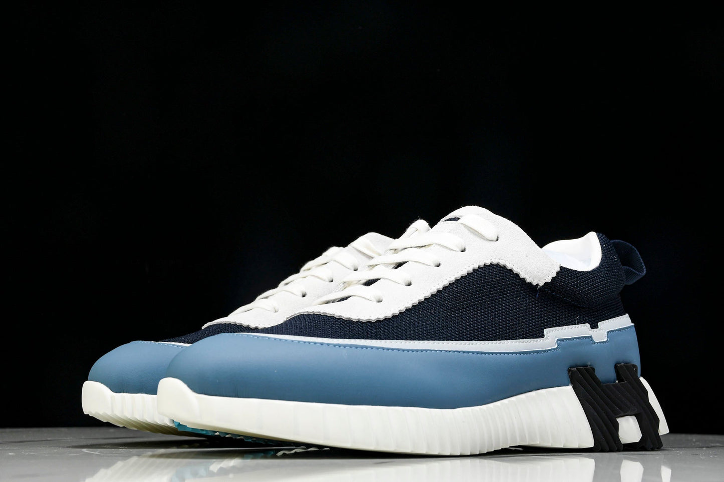 Нermès Bouncing Sneaker Panelled 'Marine Bleu Blanc'