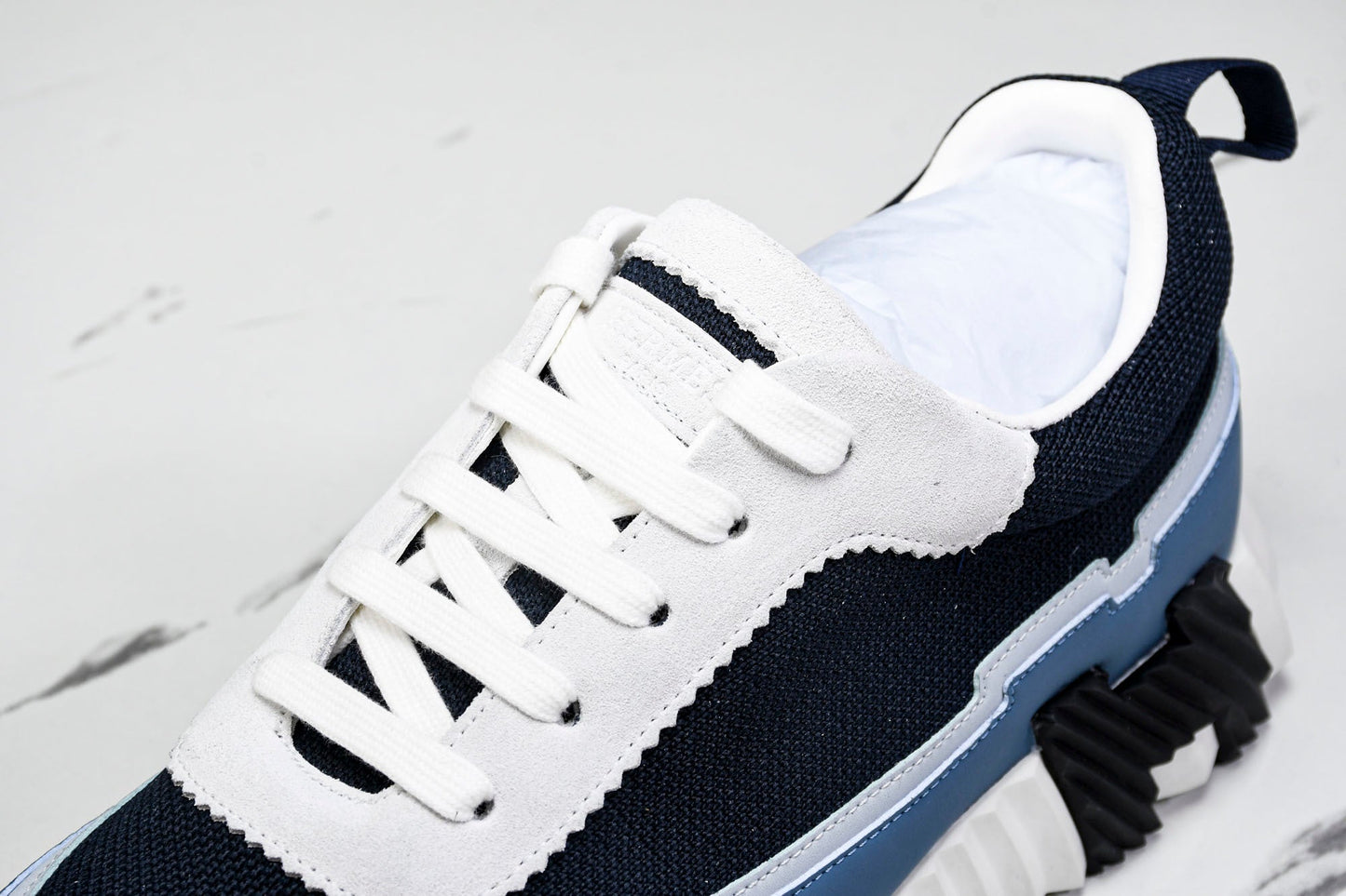 Нermès Bouncing Sneaker Panelled 'Marine Bleu Blanc'