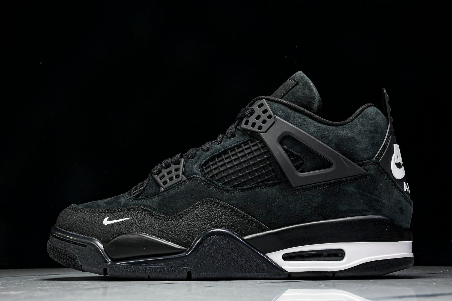 Nigel Sylvester x AJ4 Retro OG Brick by Brick 'Black' (Unreleased)