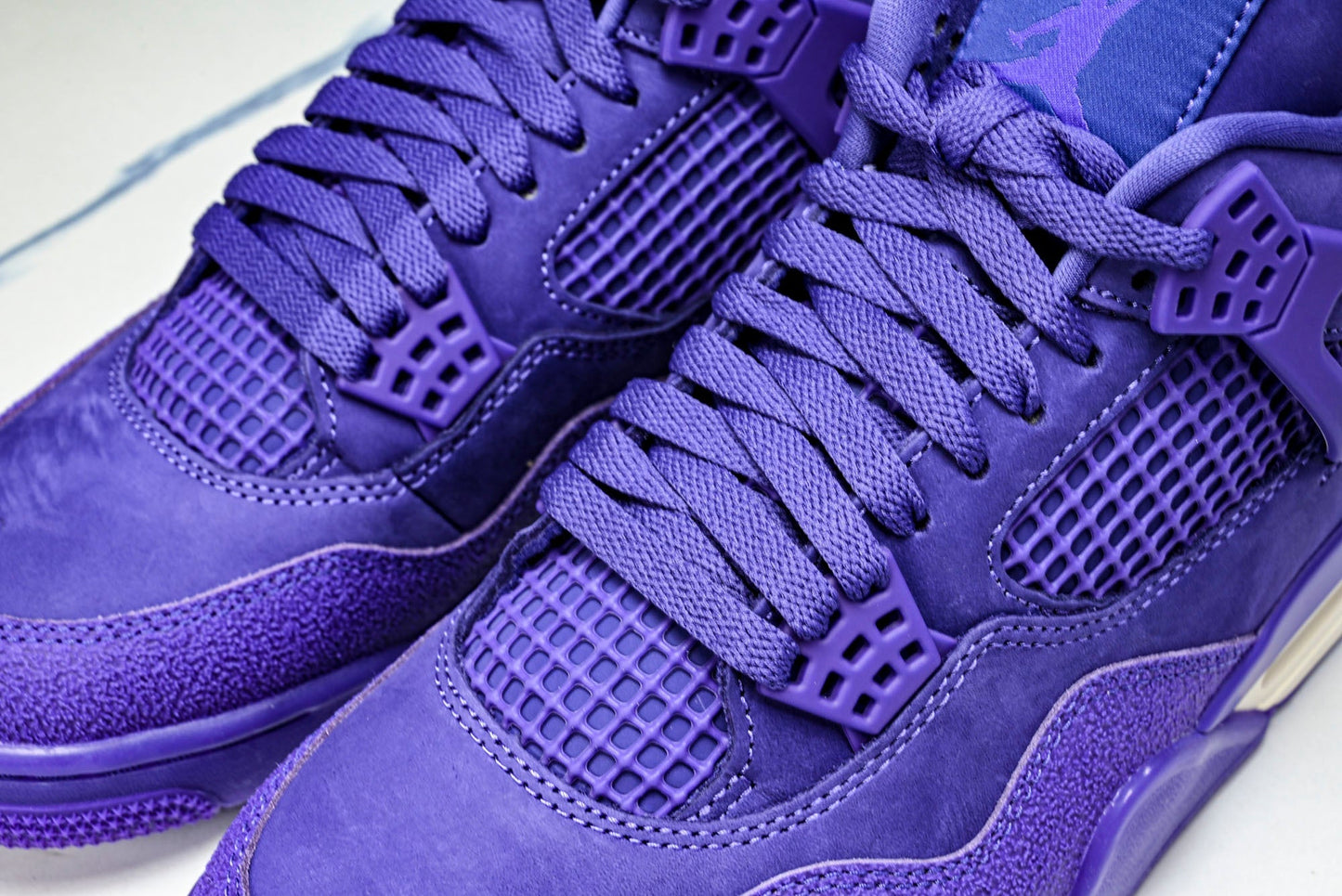 Nigel Sylvester x AJ4 Retro OG Brick by Brick 'Purple' (Unreleased)