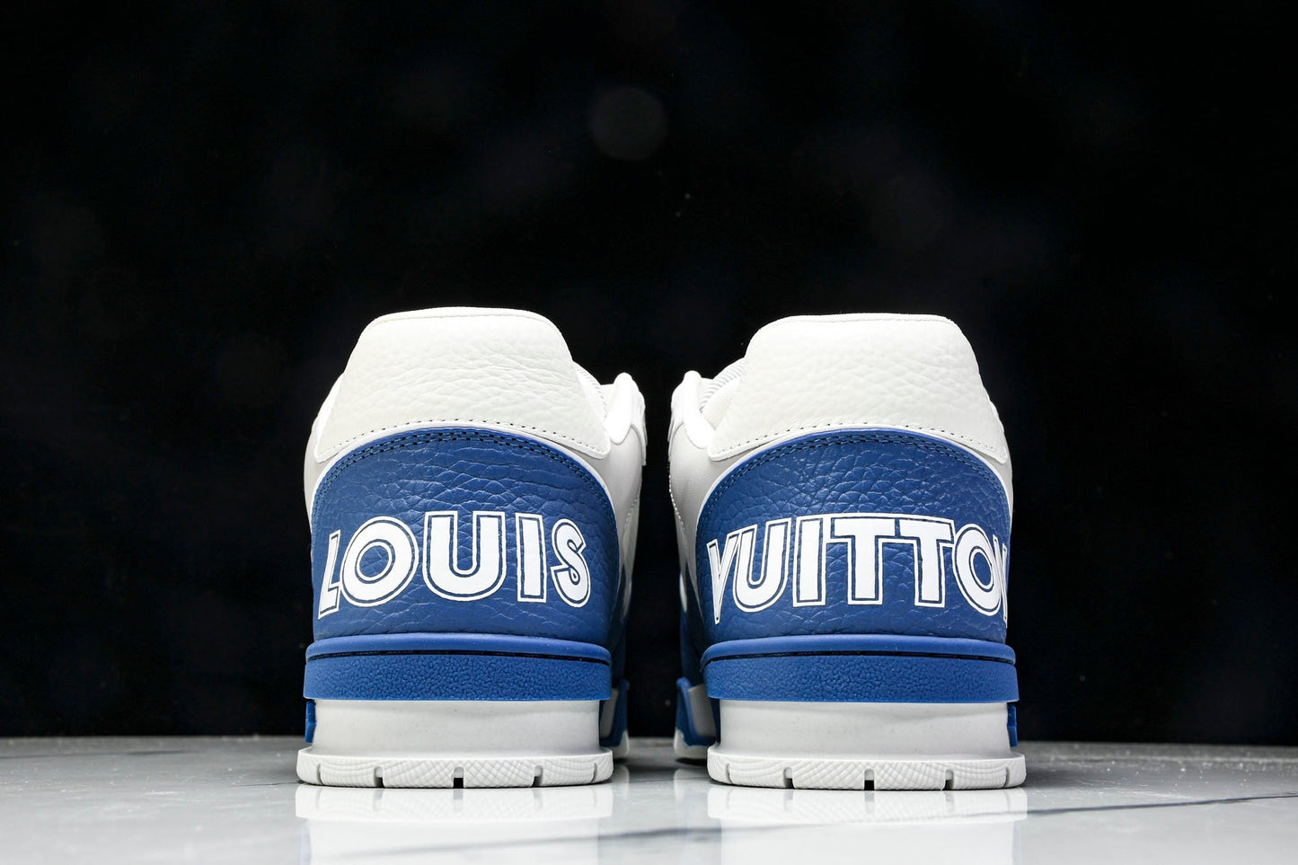 Louis Vuittоп Trainer Low Velcro Strap 'Perforated Blue'