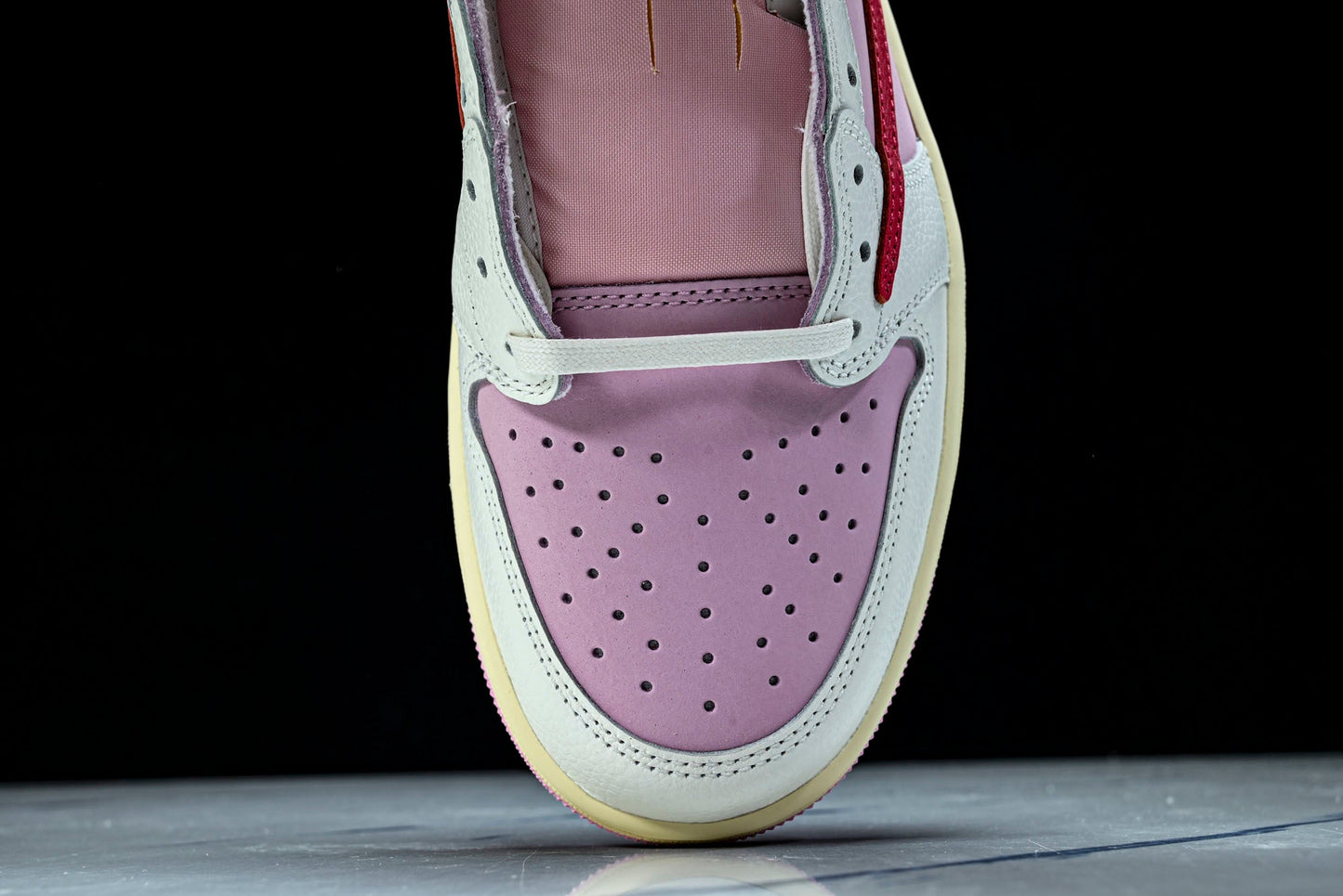 Travis Scott AJ1 Retro Low OG 'Tropical Pink'