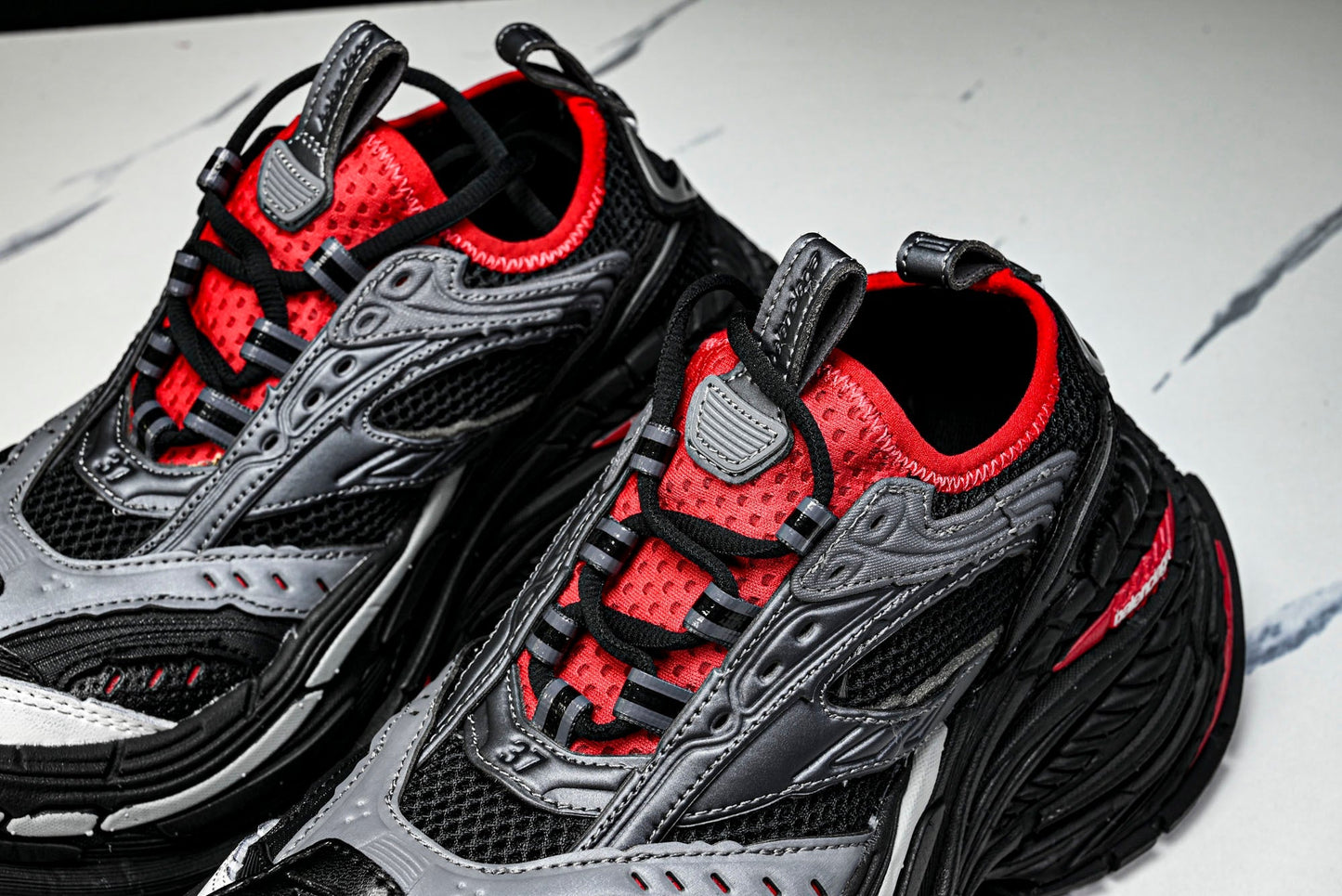 Вalenciaga Platform Sneaker 'Black Red'
