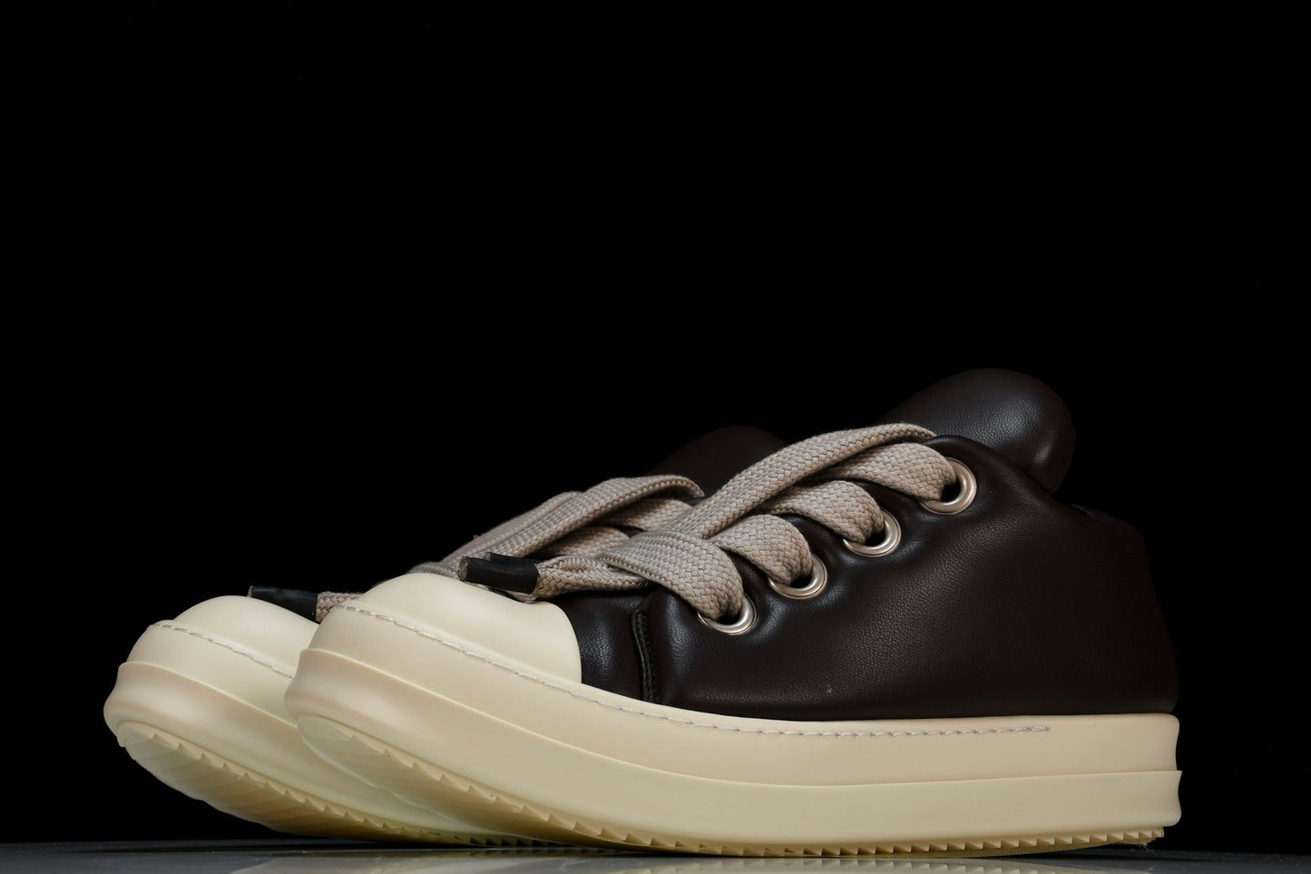 Rick Owens Luxor Jumbo Lace Padded Low 'Dark Brown'