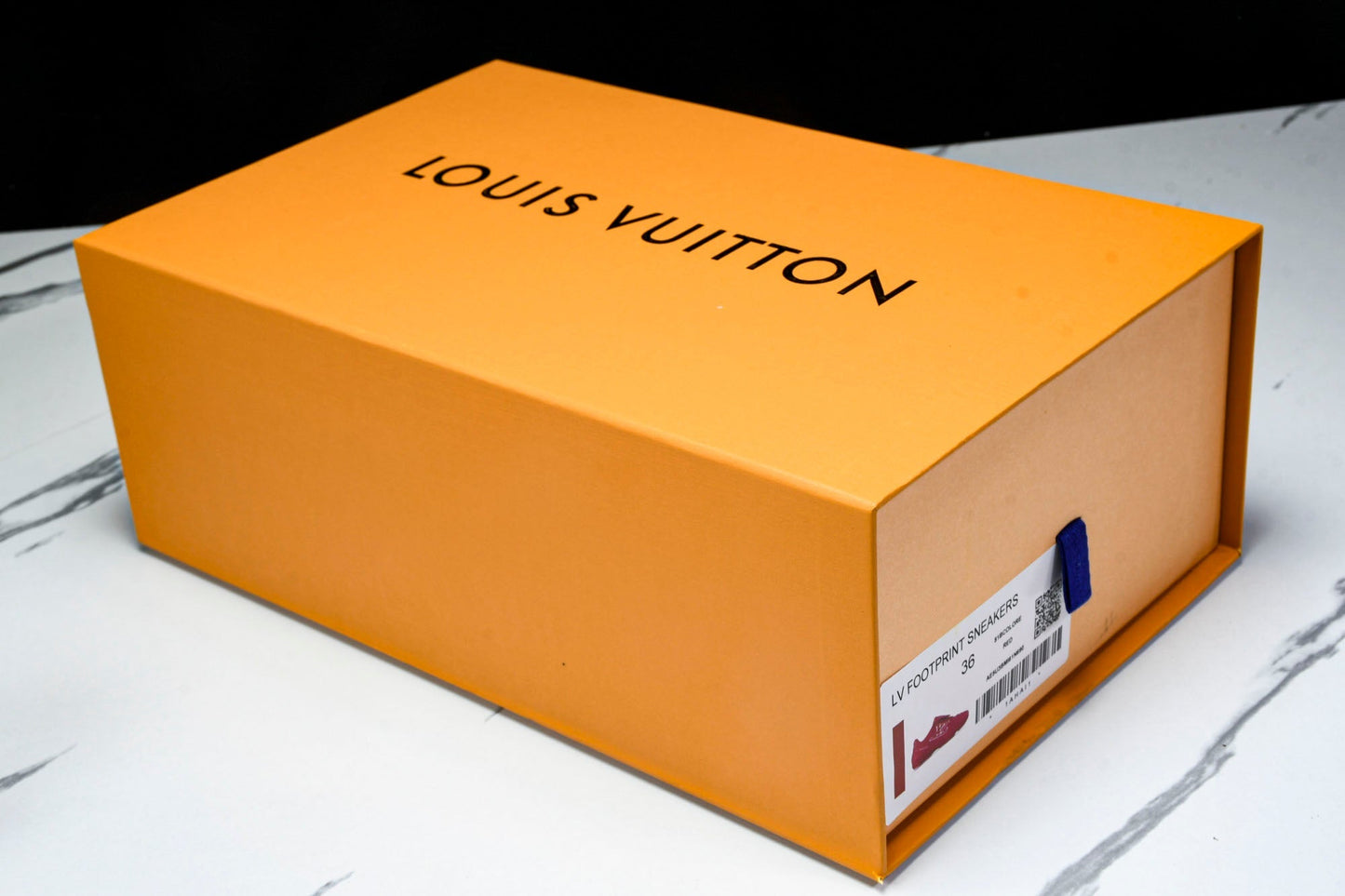 Louis Vuittоп Footprint Football Sneaker 'Red'