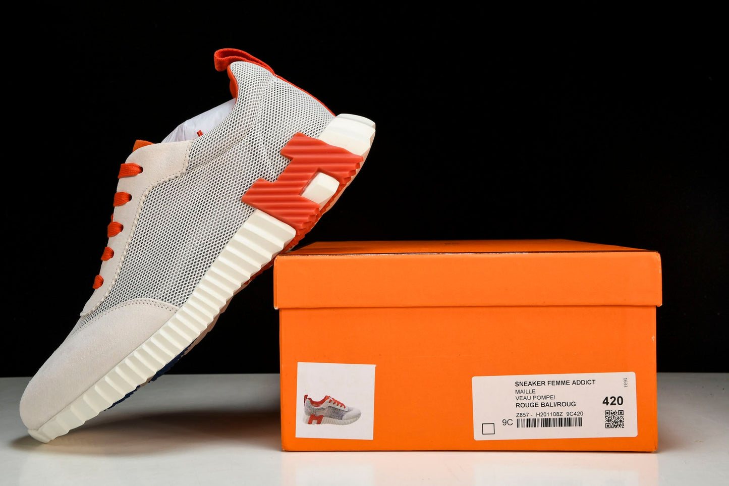 Нermès Bouncing Sneaker 'Beige Orange Bleu'