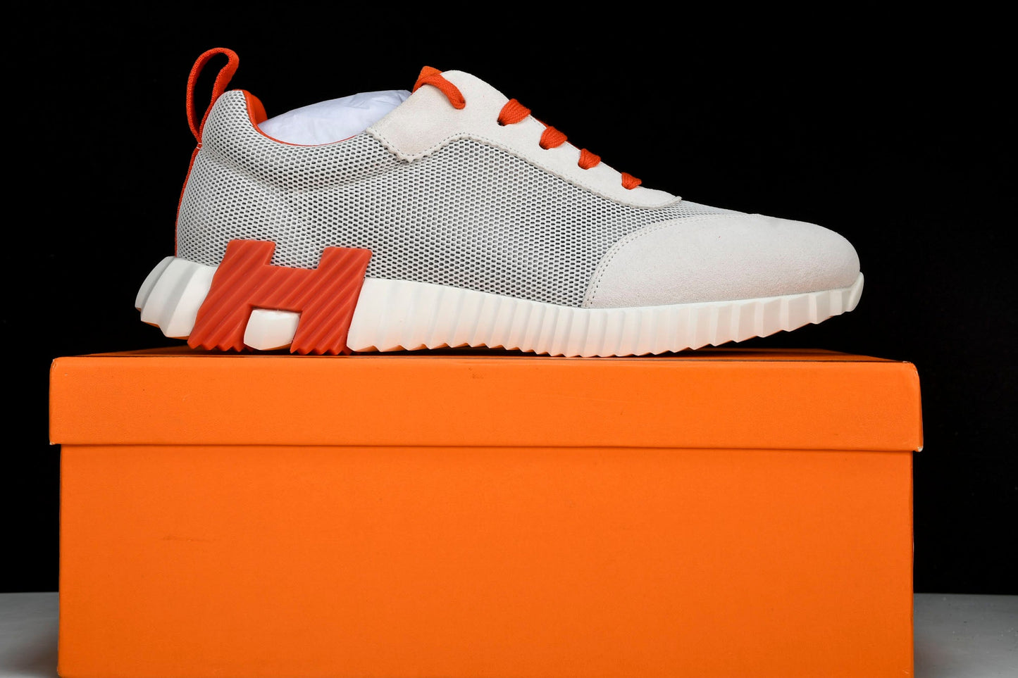 Нermès Bouncing Sneaker 'Beige Orange Bleu'