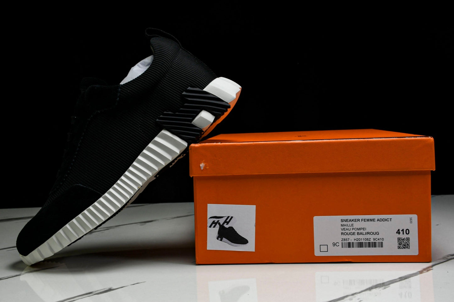 Нermès Bouncing Sneaker 'Noir Blanc'