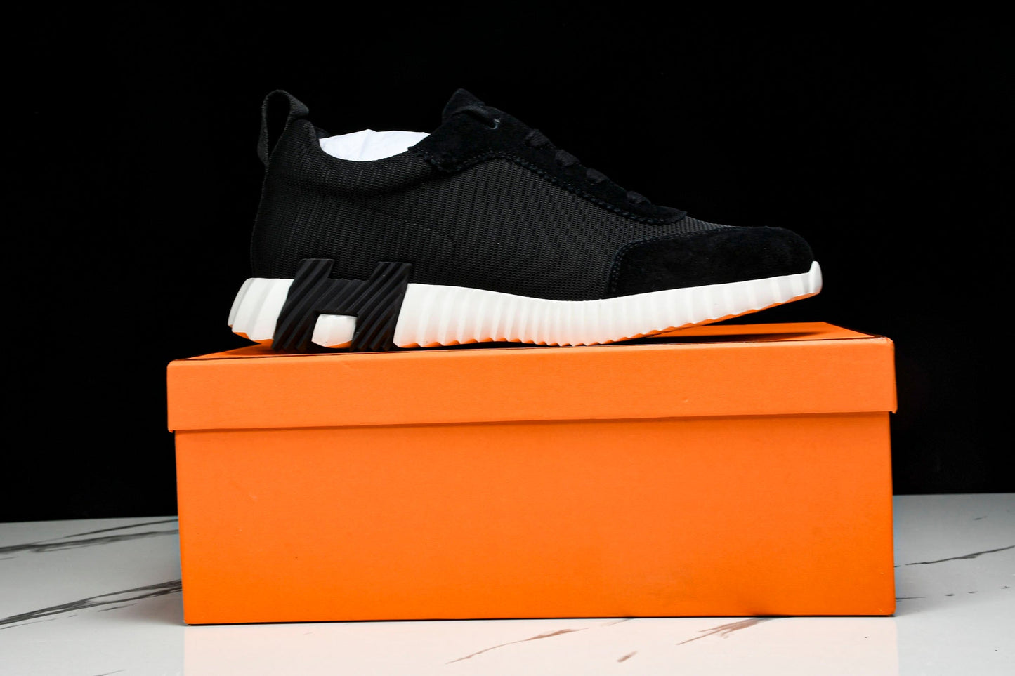 Нermès Bouncing Sneaker 'Noir Blanc'