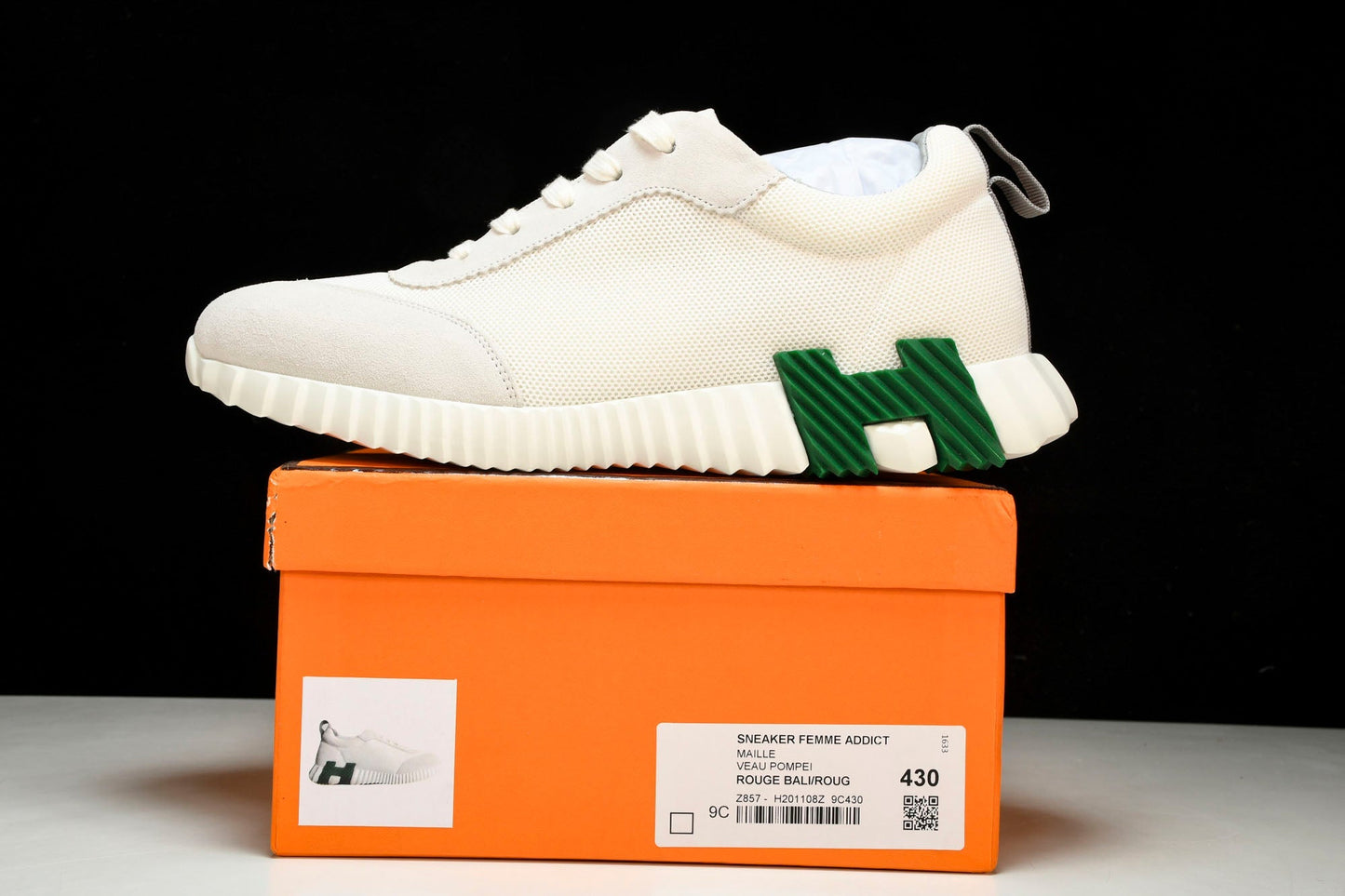 Нermès Bouncing Sneaker 'Blanc Vert'