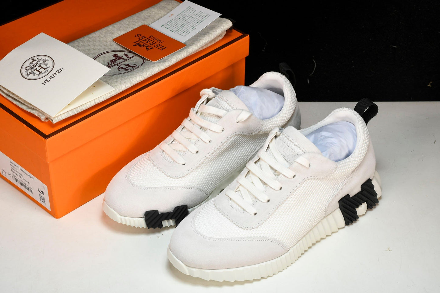 Нermès Bouncing Sneaker 'Blanc Noir'