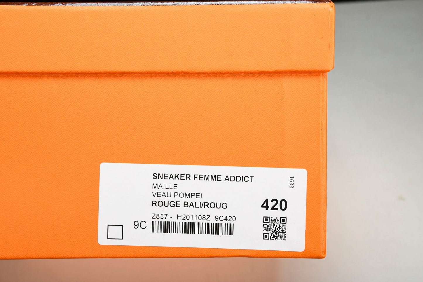Нermès Bouncing Sneaker 'Blanc Orange Gris'