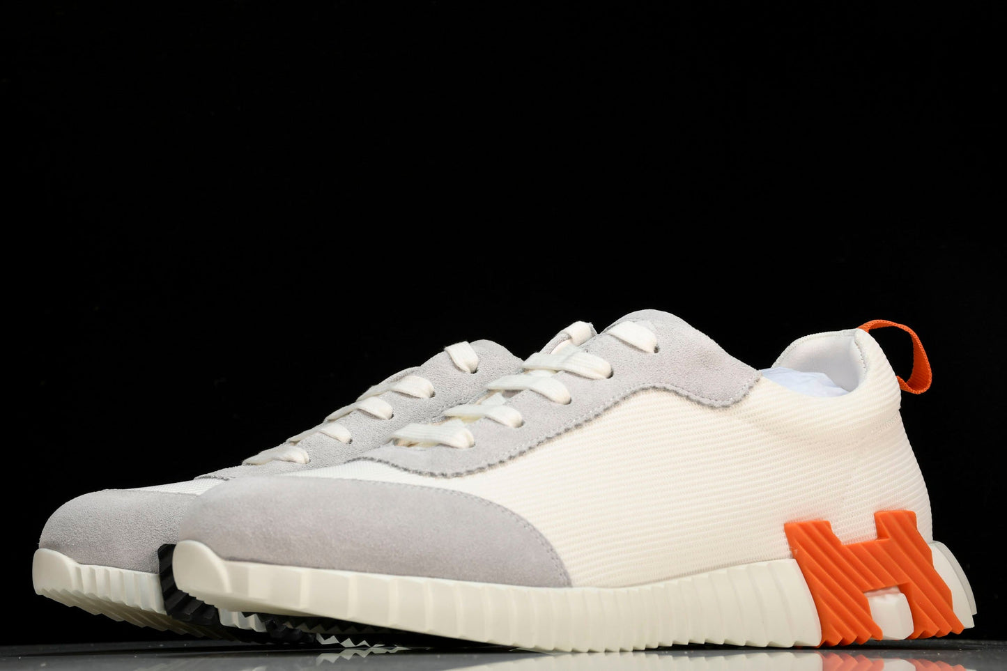 Нermès Bouncing Sneaker 'Blanc Orange Gris'