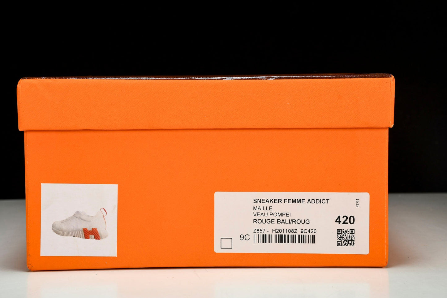Нermès Bouncing Sneaker 'Blanc Orange'