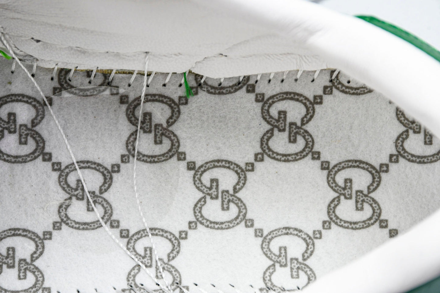 Guссi Ace Web 'Green Monogram'