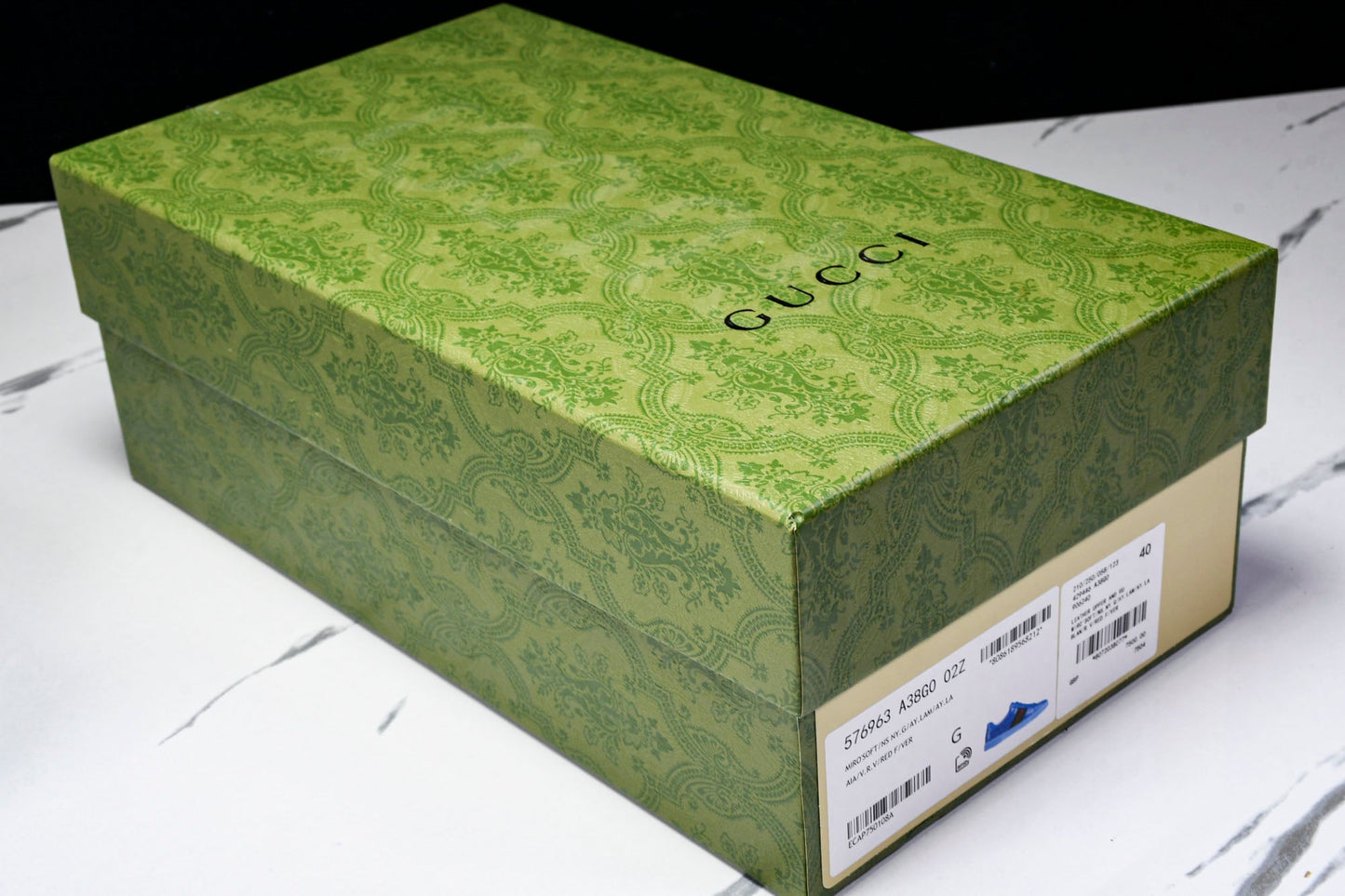 Guссi Ace Web 'Blue Monogram'