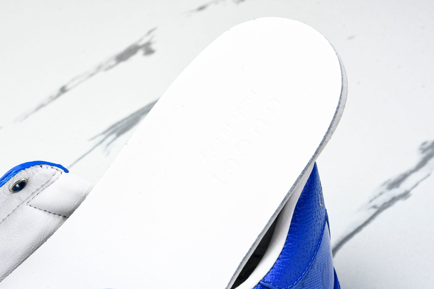 Guссi Ace Web 'Blue Monogram'
