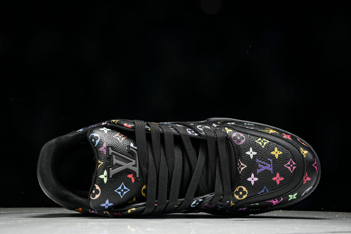 Louis Vuittоп Trainer Low x Takashi Murakami 'Black Multicolor'