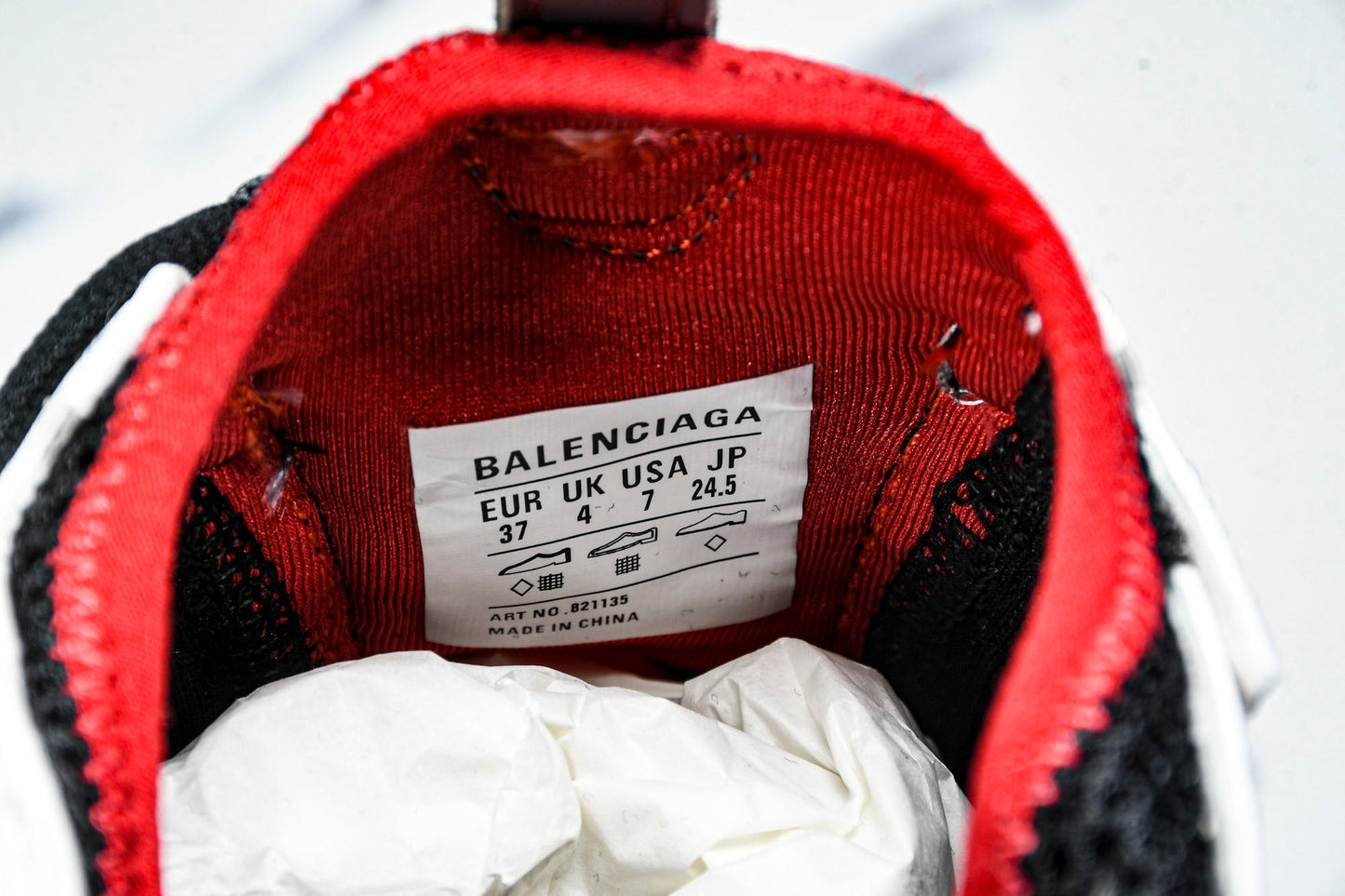 Вalenciaga Platform Sneaker 'Black Grey Red'