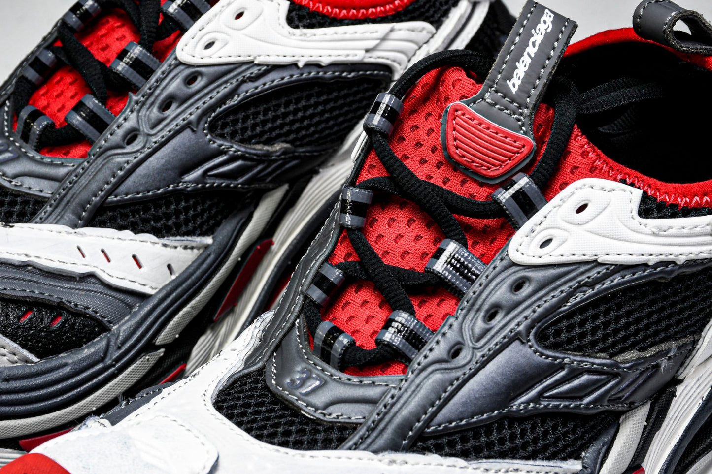 Вalenciaga Platform Sneaker 'Black Grey Red'