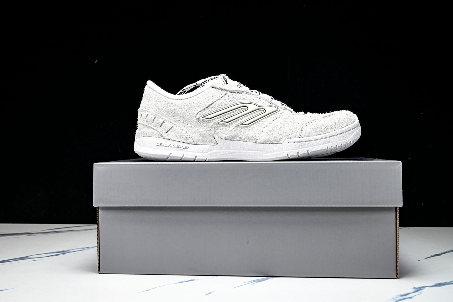 Вalenciaga Hamptons Suede Sneaker 'Off-White'