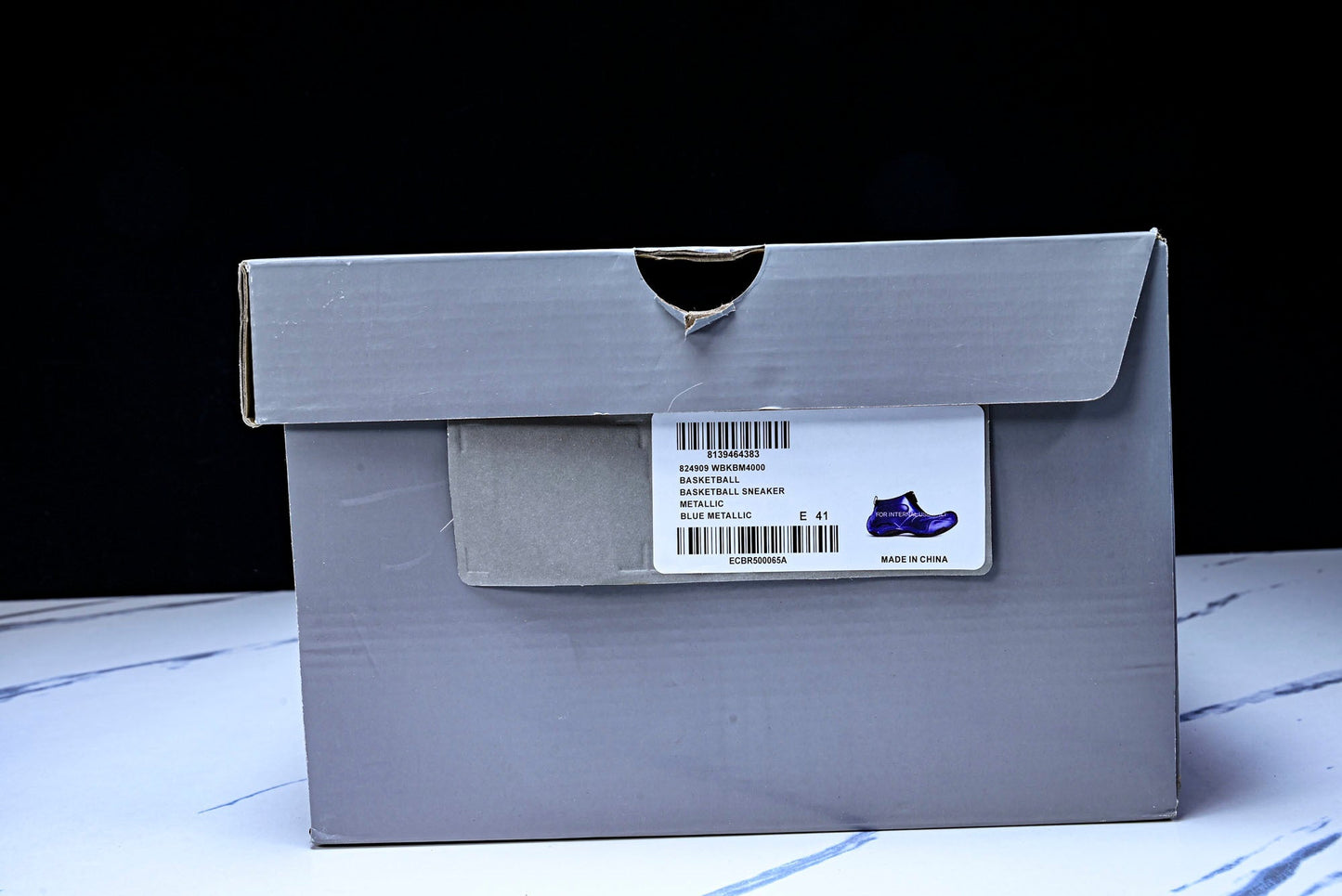 Вalenciaga Basketball Sneaker 'Blue Metallic'