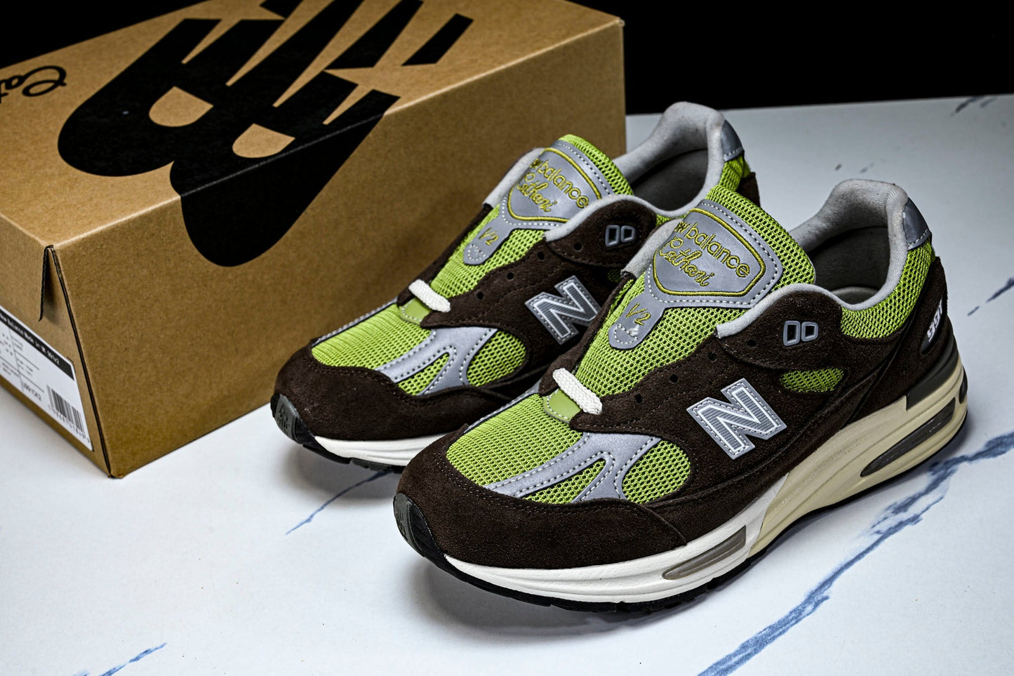 NB 991v2 MiUK x Daniëlle Cathari x Kith 'Reverse Matcha'