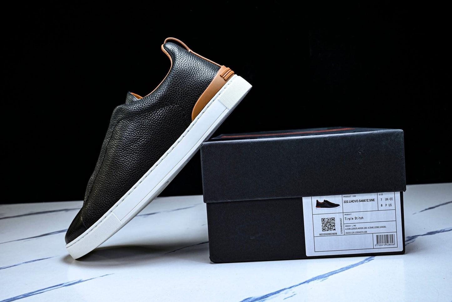 ZEGNA Triple Stitch 'Black'