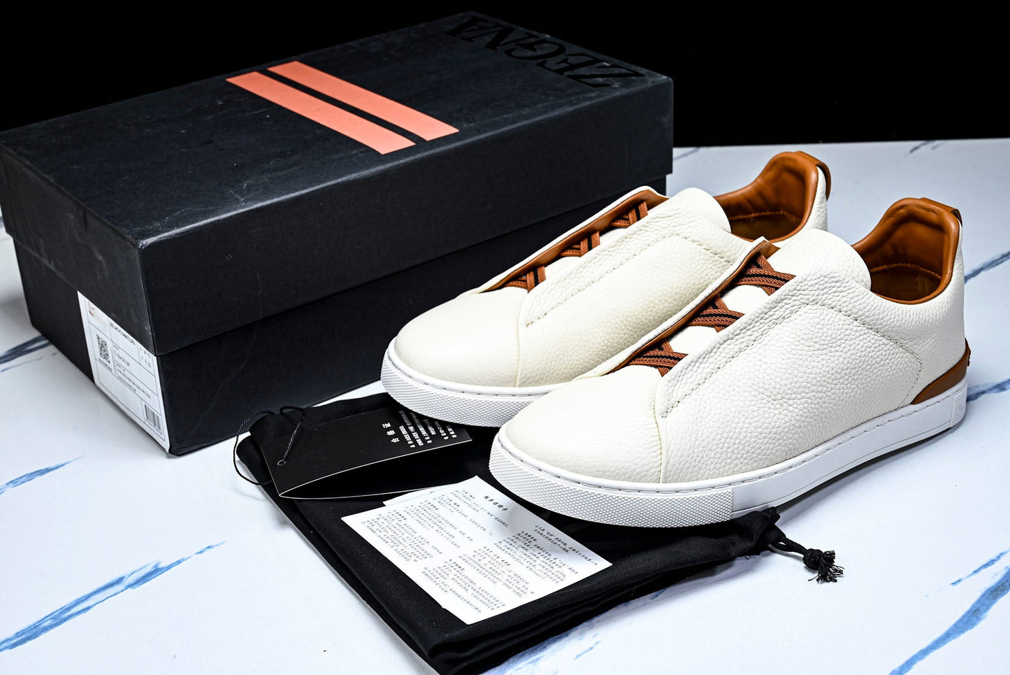 ZEGNA Triple Stitch 'Off White'