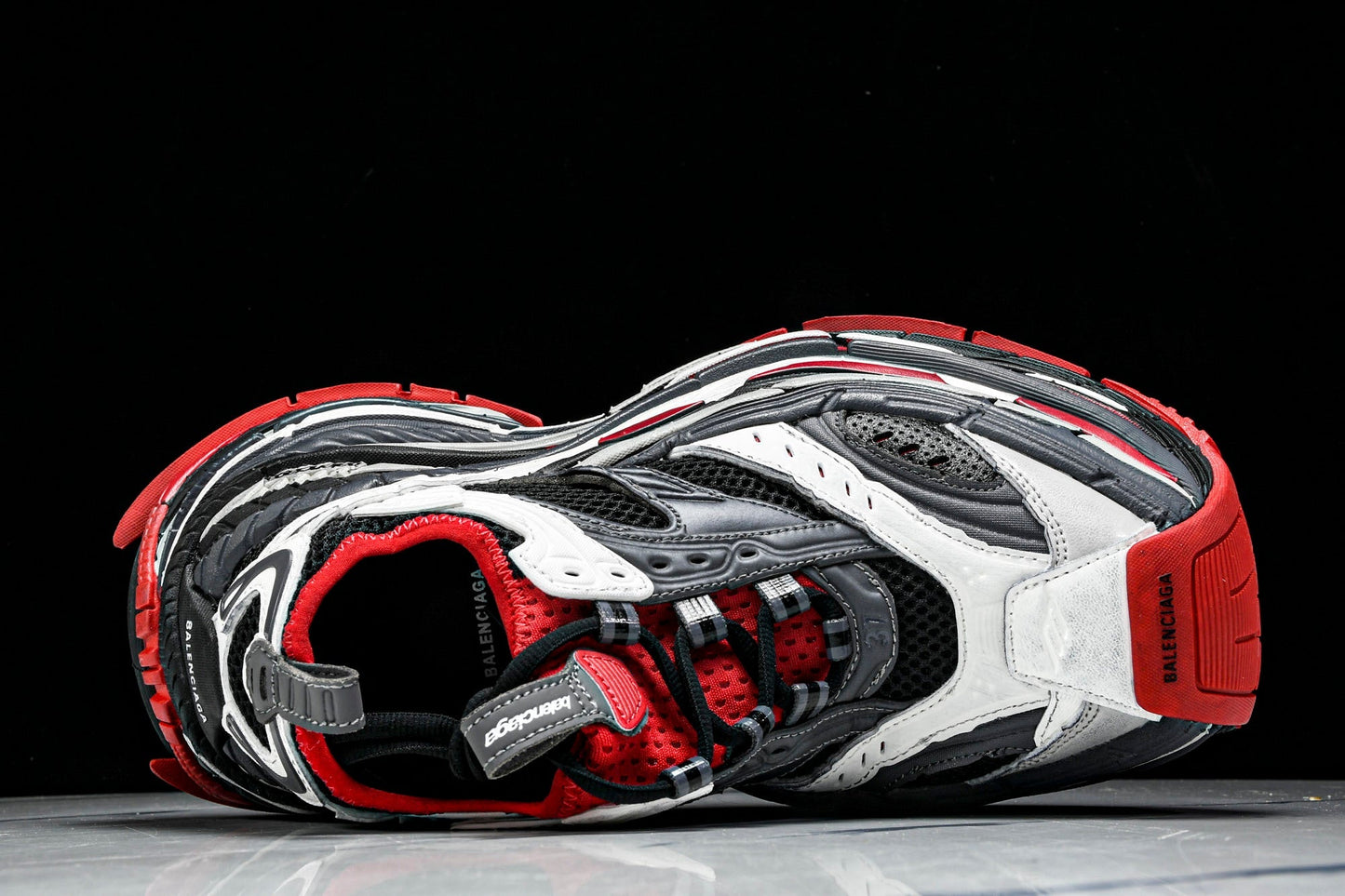Вalenciaga Platform Sneaker 'Black Grey Red'