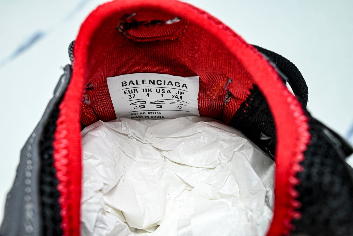 Вalenciaga Platform Sneaker 'Black Red'