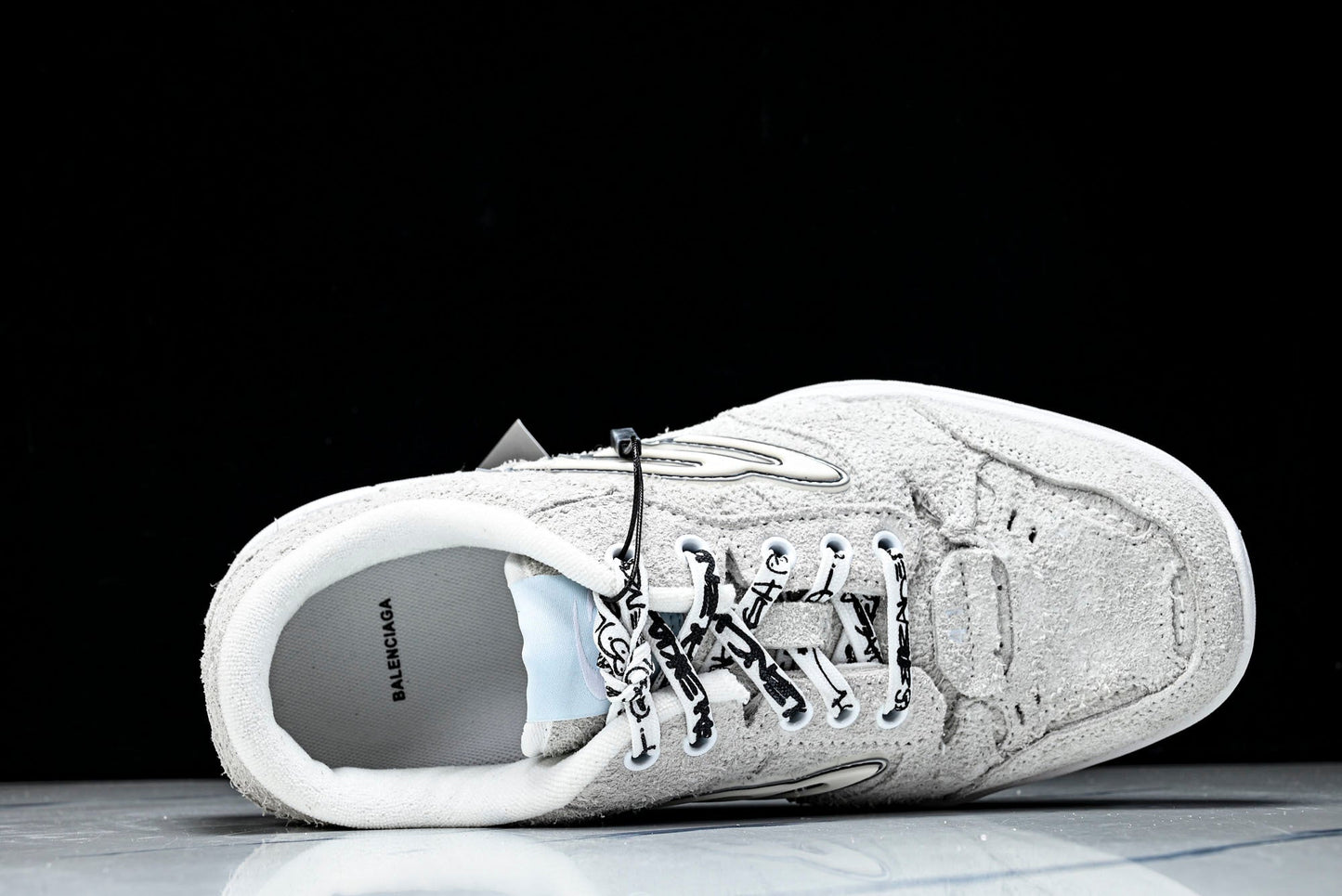 Вalenciaga Hamptons Suede Sneaker 'Off-White'