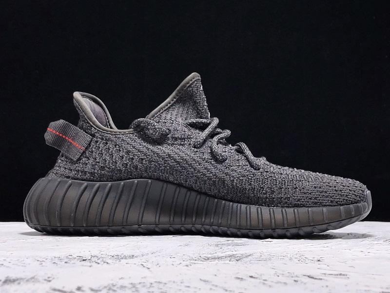 Yzy Boost 350 v2 Static Black Reflective