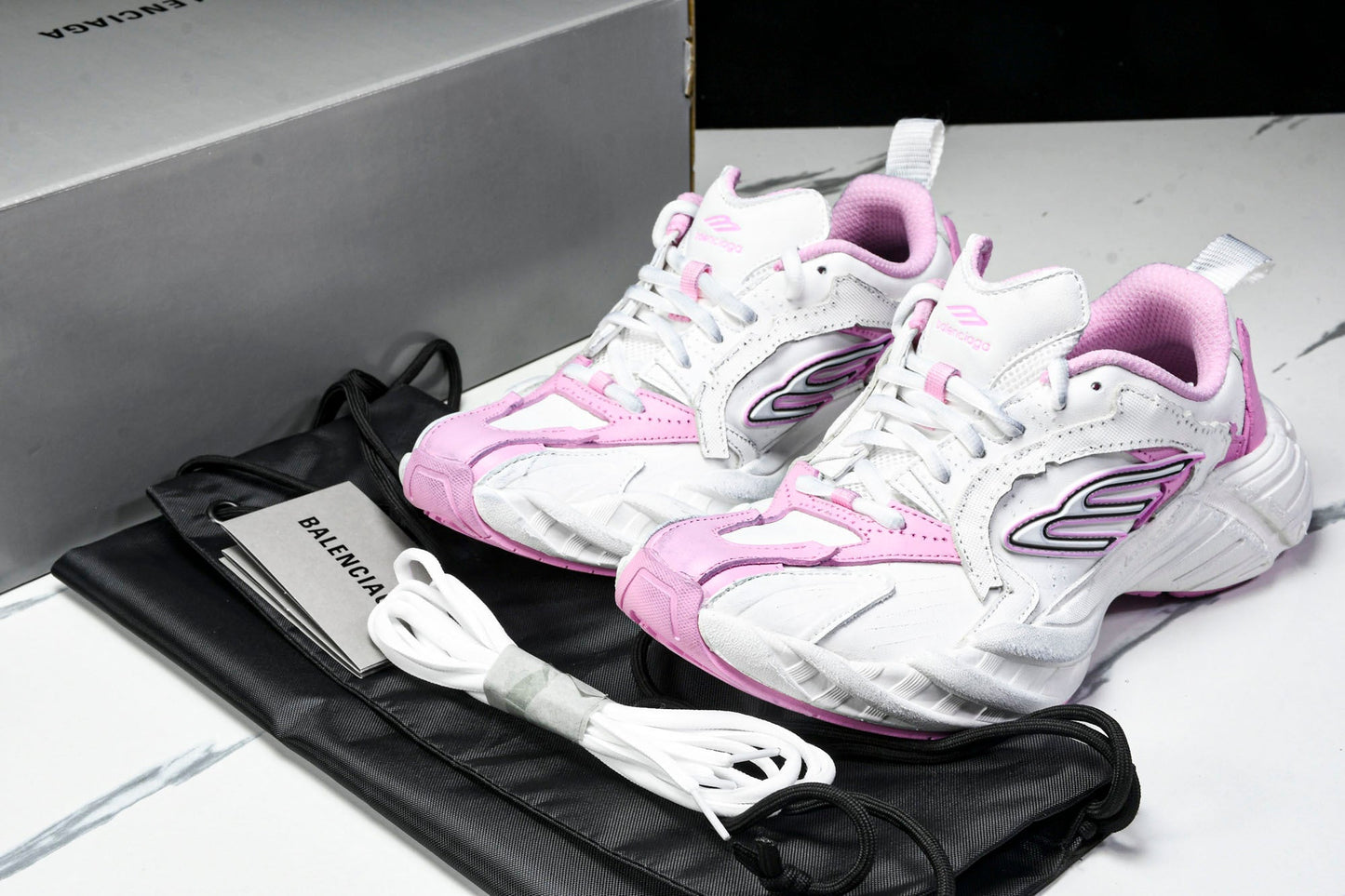 Вalenciaga Monday Shoe 'White Pink'
