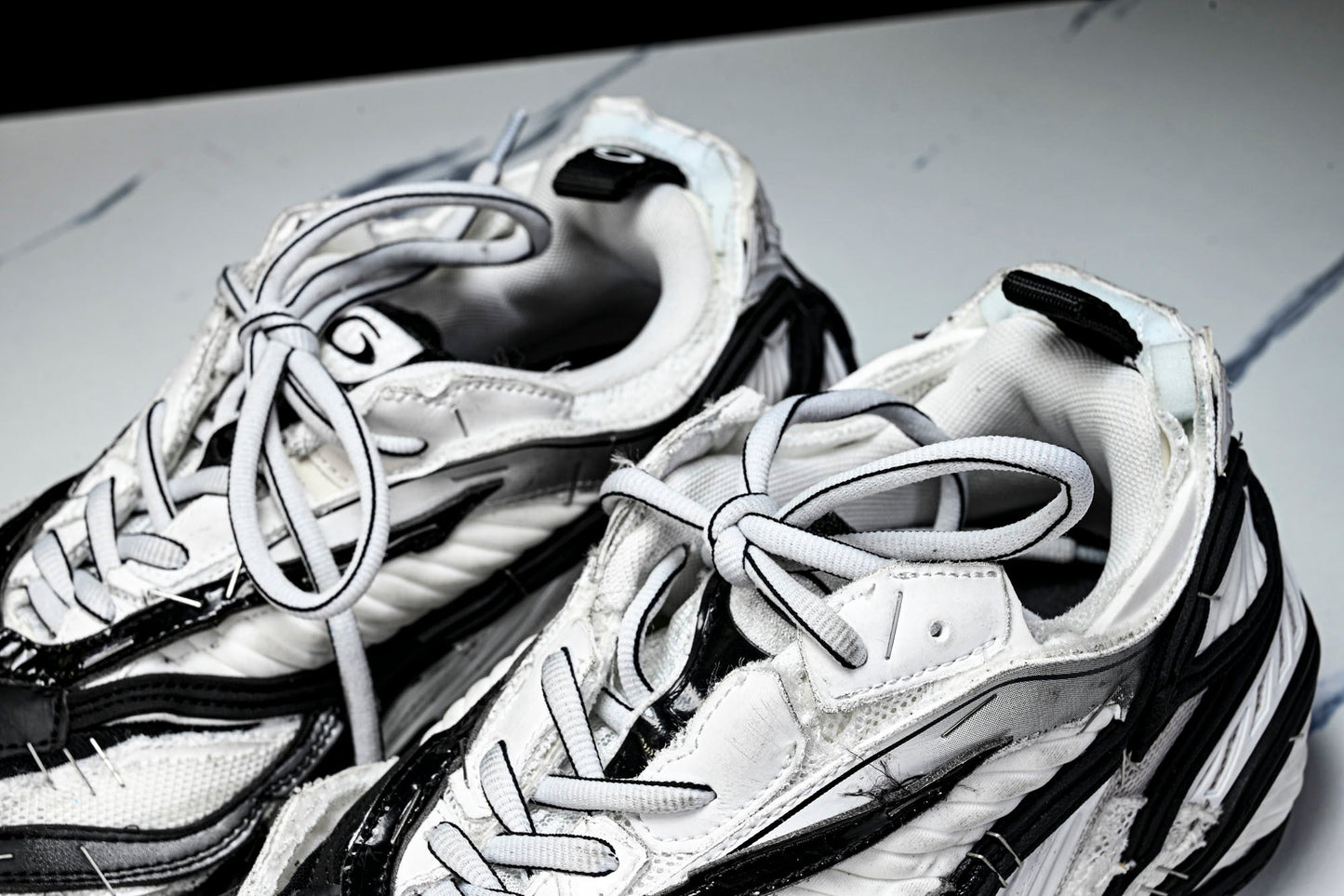 Вalenciaga Soleless Sneaker 'White Black'