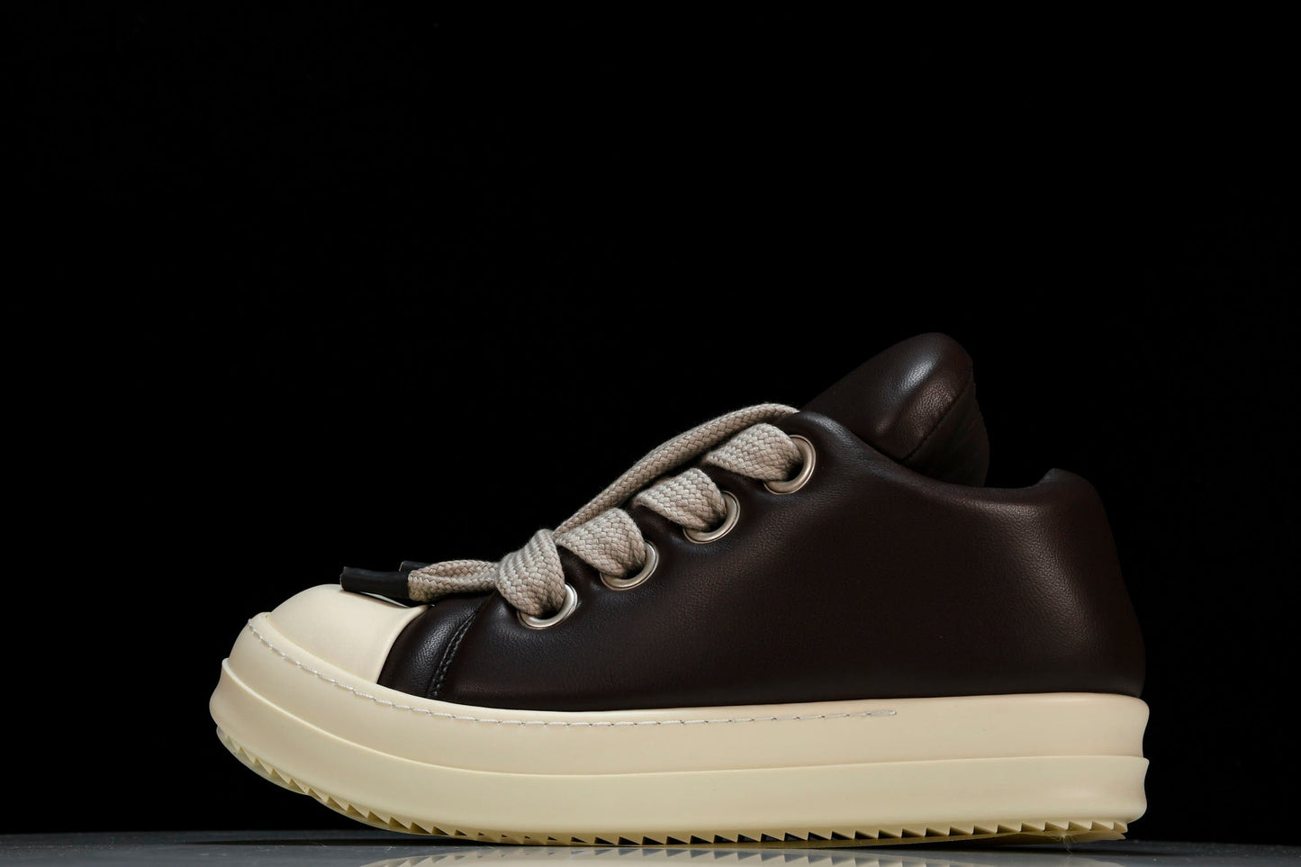 Rick Owens Luxor Jumbo Lace Padded Low 'Dark Brown'
