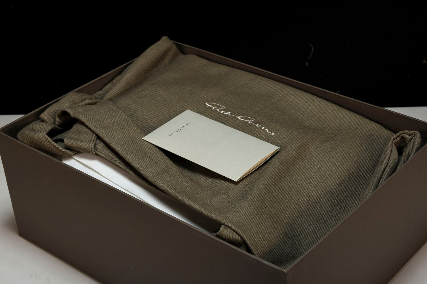 Rick Owens Luxor Jumbo Lace Padded Low 'Dark Brown'