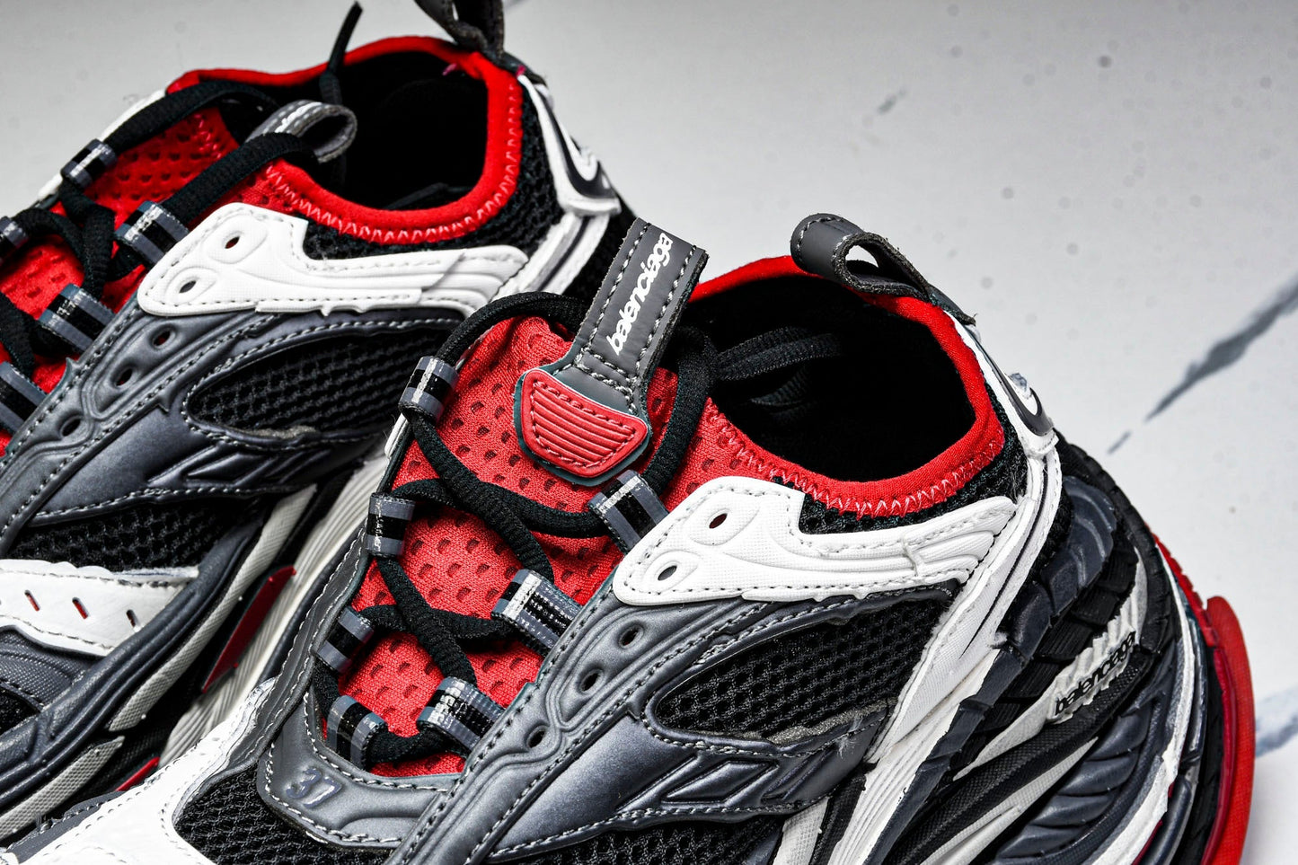 Вalenciaga Platform Sneaker 'Black Grey Red'
