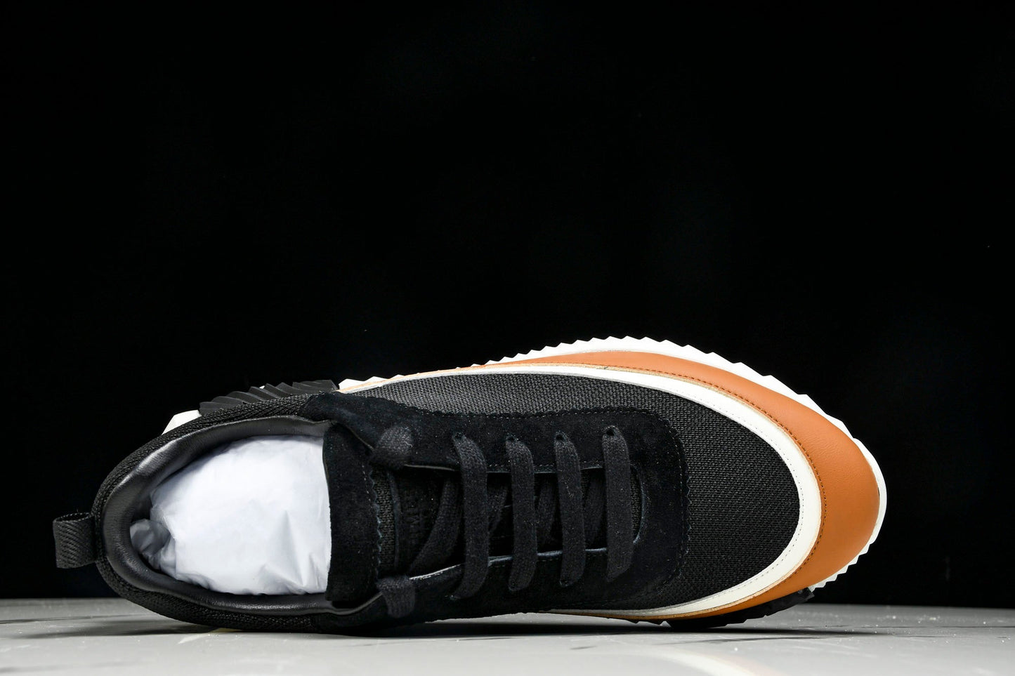 Нermès Bouncing Sneaker Panelled 'Noir Marron Blanc'