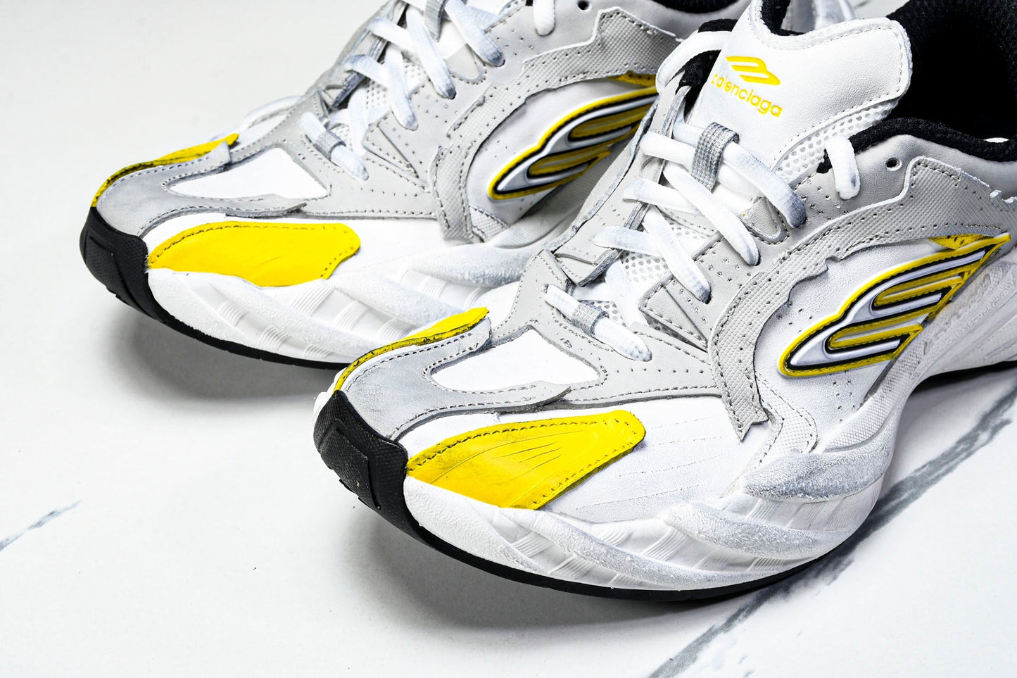 Вalenciaga Monday Shoe 'White Yellow'