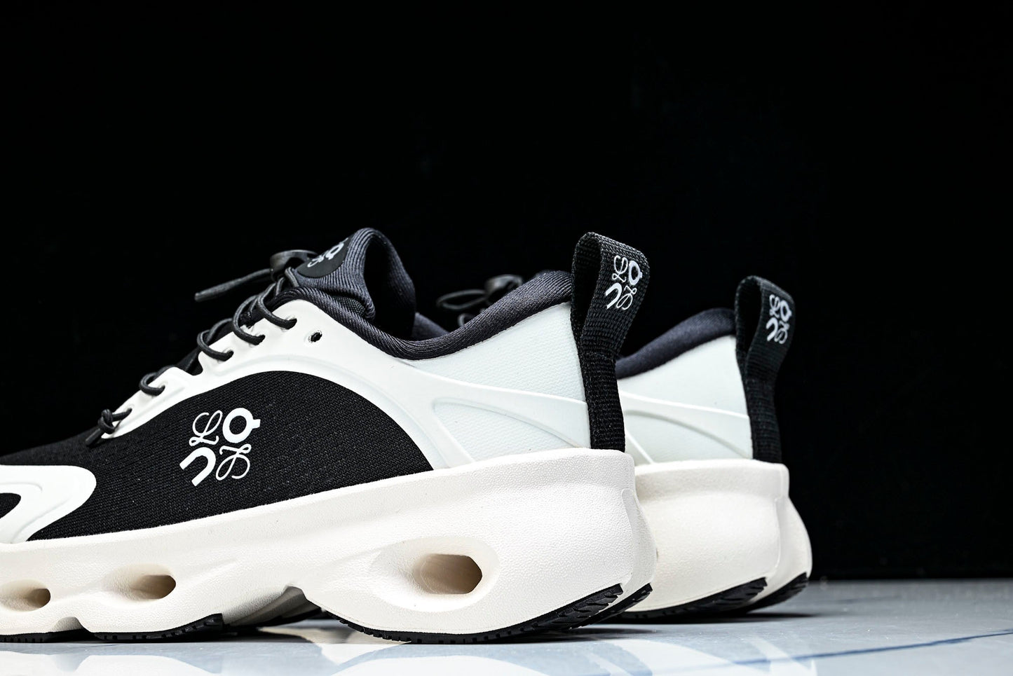 LOEWE × ON Cloudsolo 'White Black'