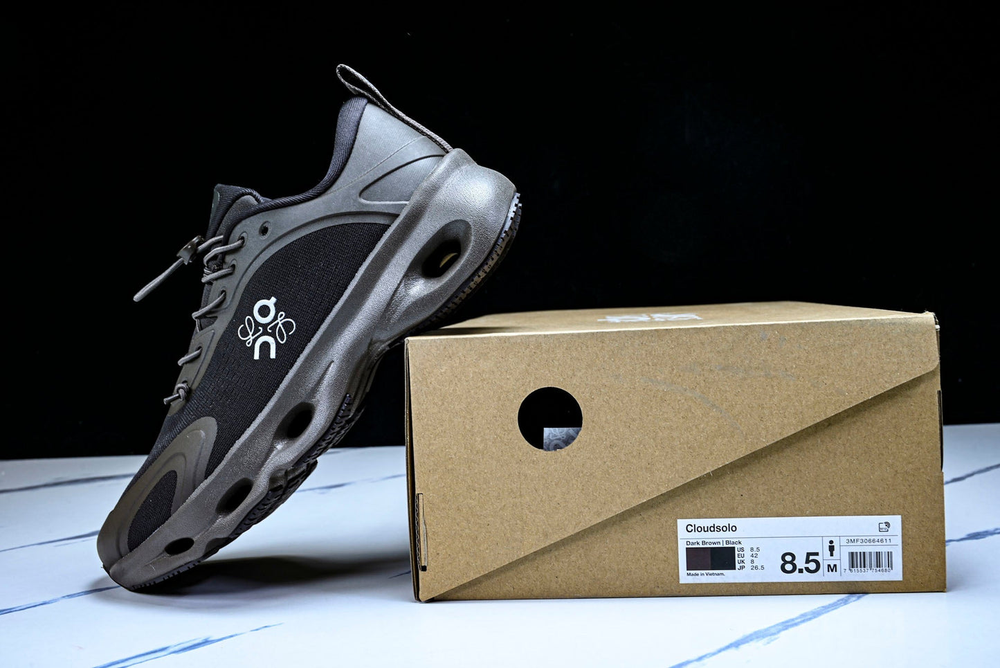 LOEWE × ON Cloudsolo 'Dark Brown Black'