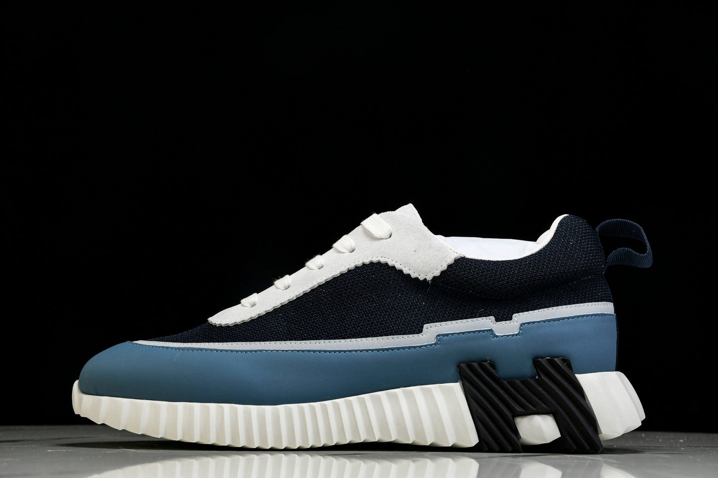 Нermès Bouncing Sneaker Panelled 'Marine Bleu Blanc'