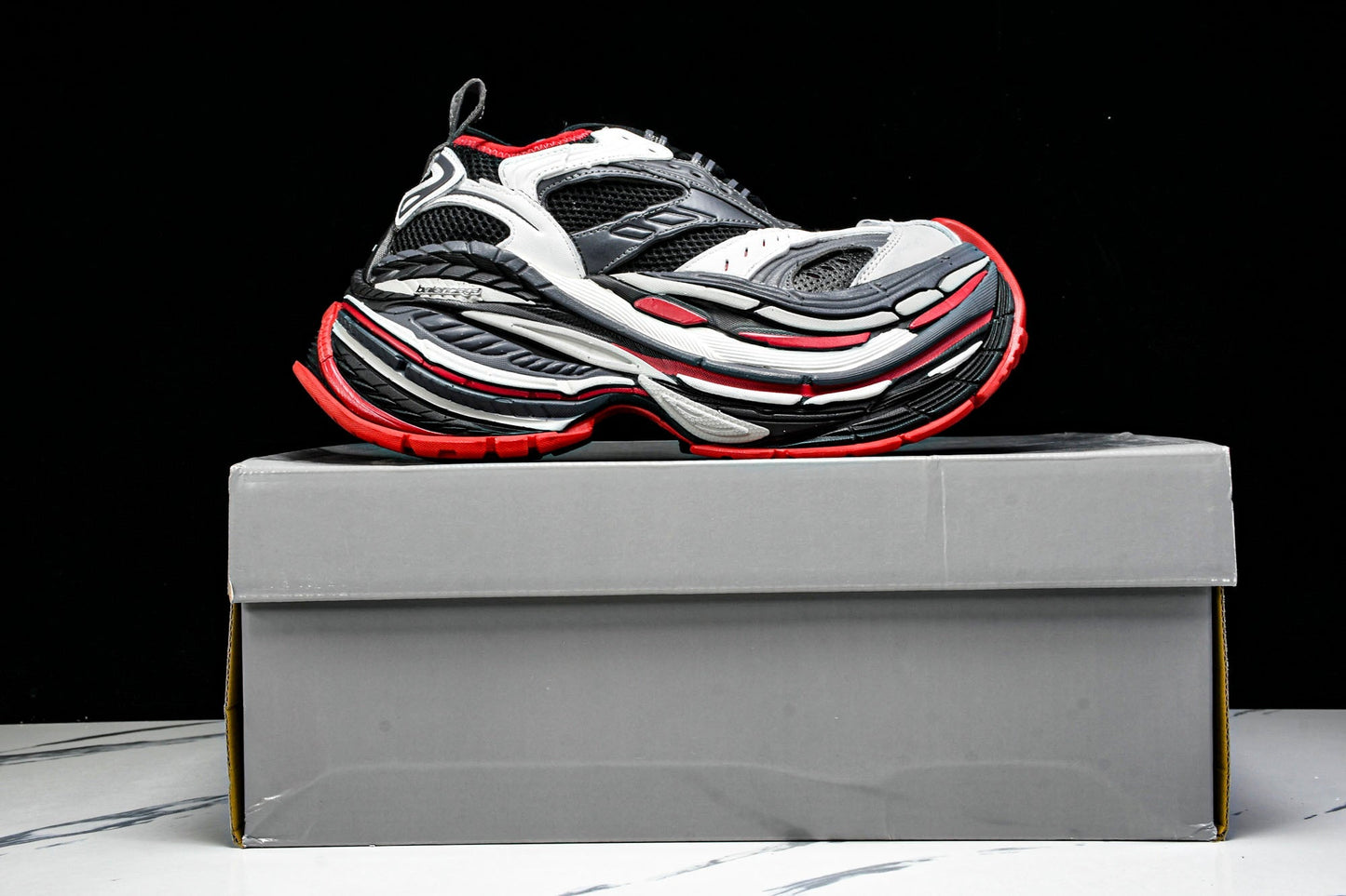 Вalenciaga Platform Sneaker 'Black Grey Red'