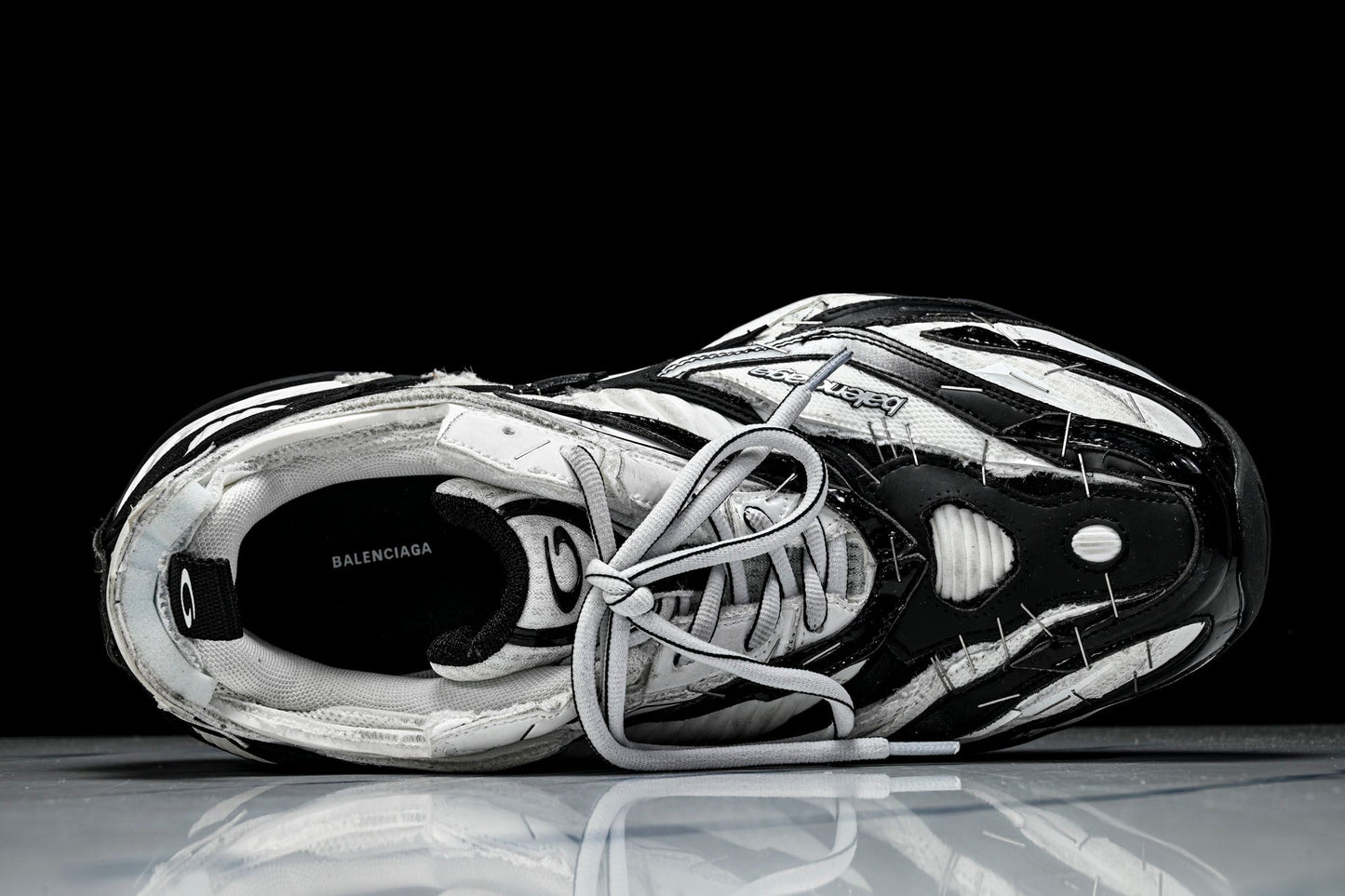 Вalenciaga Soleless Sneaker 'White Black'