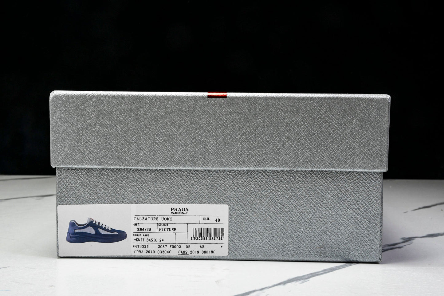 Prada America's Cup Sneaker Soft Rubber 'Royal Blue'