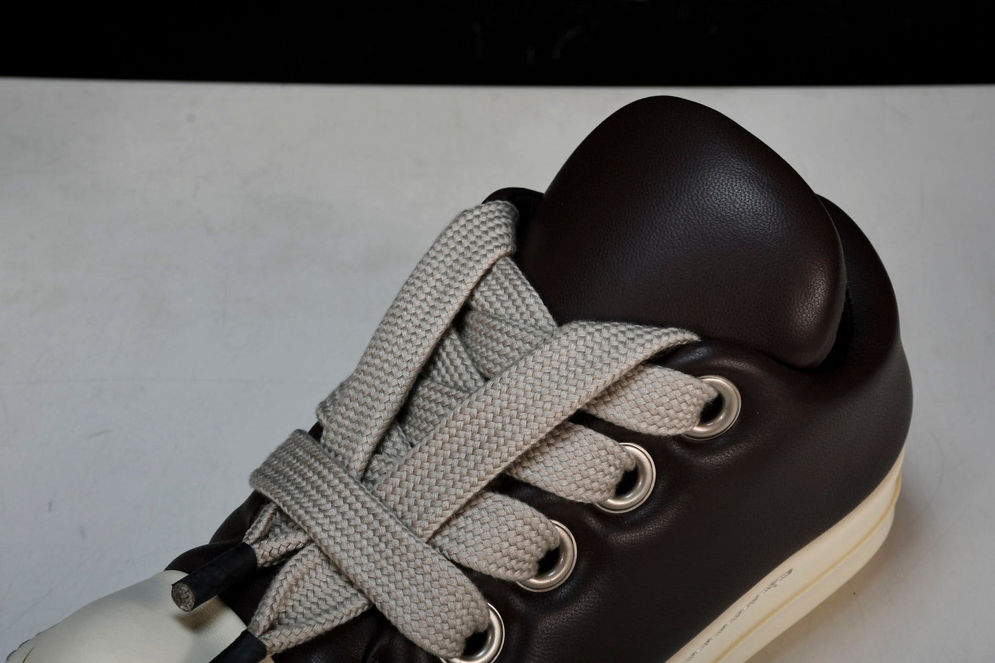 Rick Owens Luxor Jumbo Lace Padded Low 'Dark Brown'